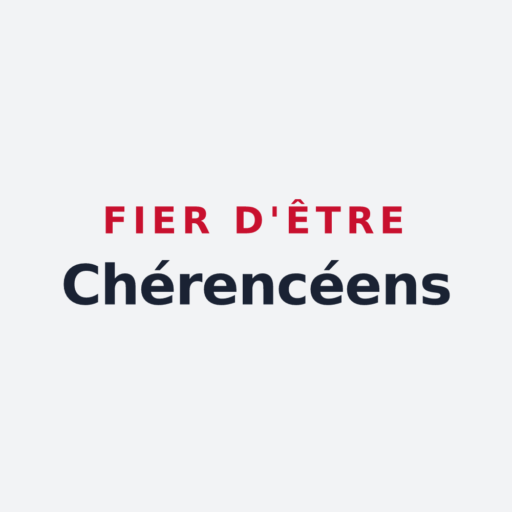 Poster « Fier d'être Chérencéens » — design pour Chérencé-le-Héron