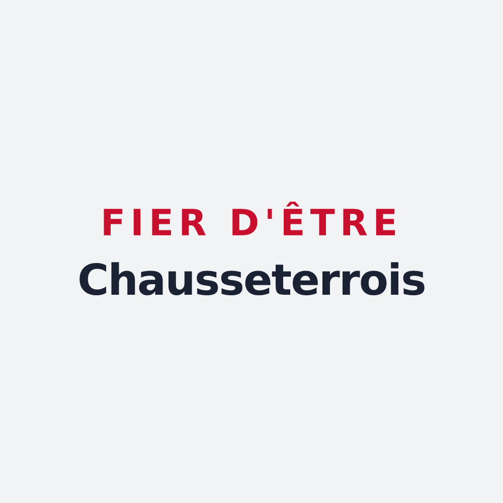 Poster « Fier d'être Chausseterrois » — design pour Cherier