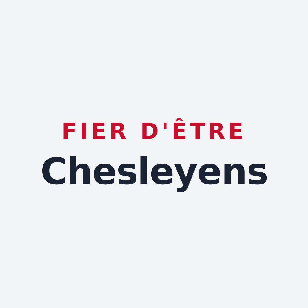 Poster « Fier d'être Chesleyens » — design pour Chesley