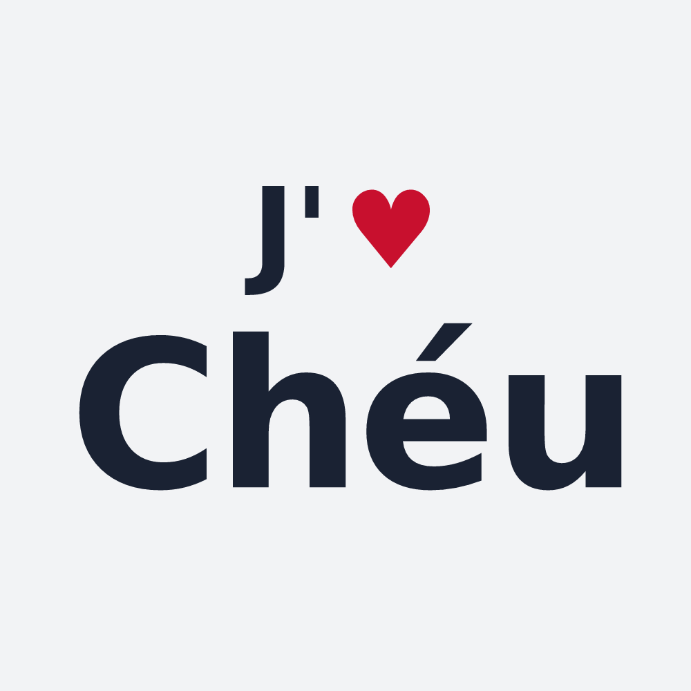 Poster personnalisé Chéu — design J'aime Chéu
