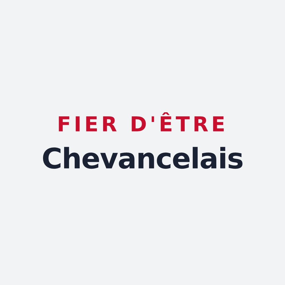 Poster « Fier d'être Chevancelais » — design pour Chevanceaux