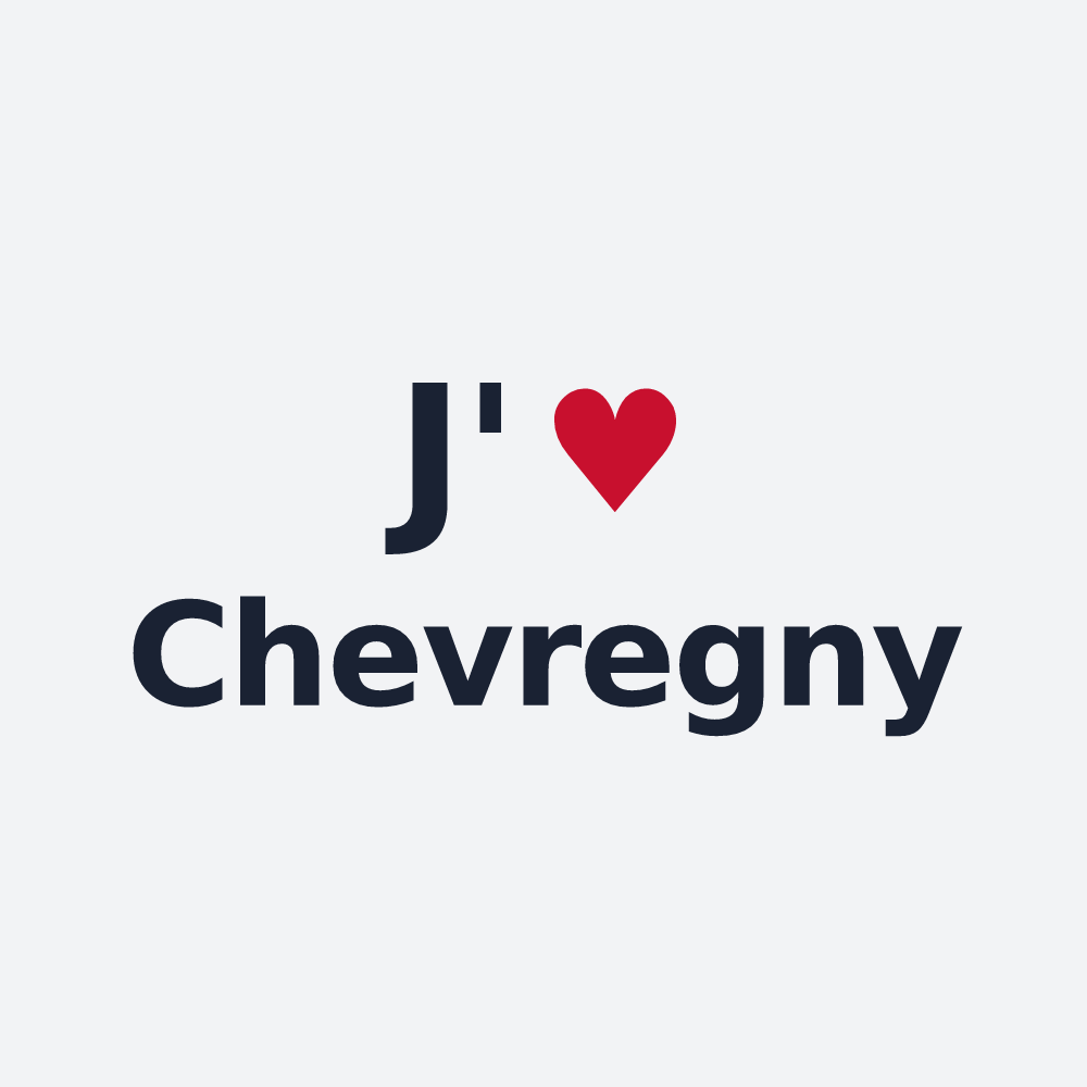 Poster personnalisé Chevregny — design J'aime Chevregny