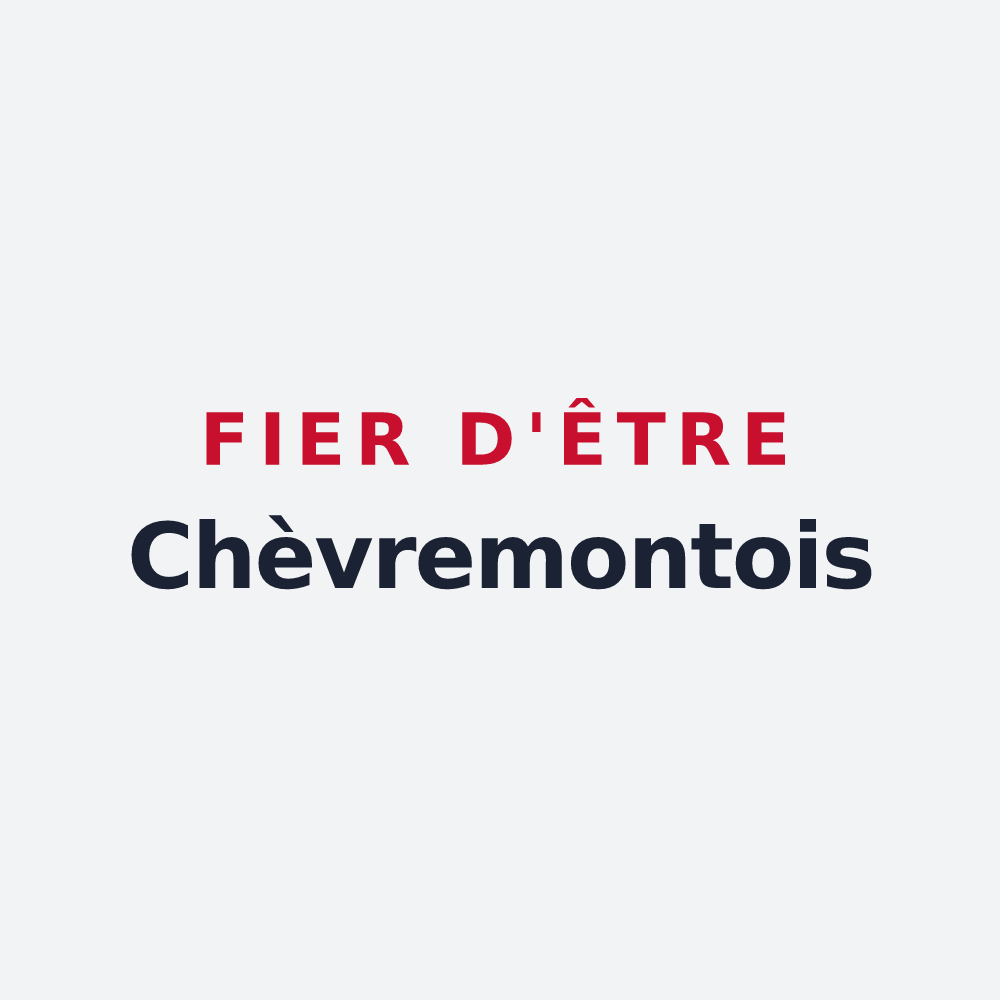 Poster « Fier d'être Chèvremontois » — design pour Chèvremont