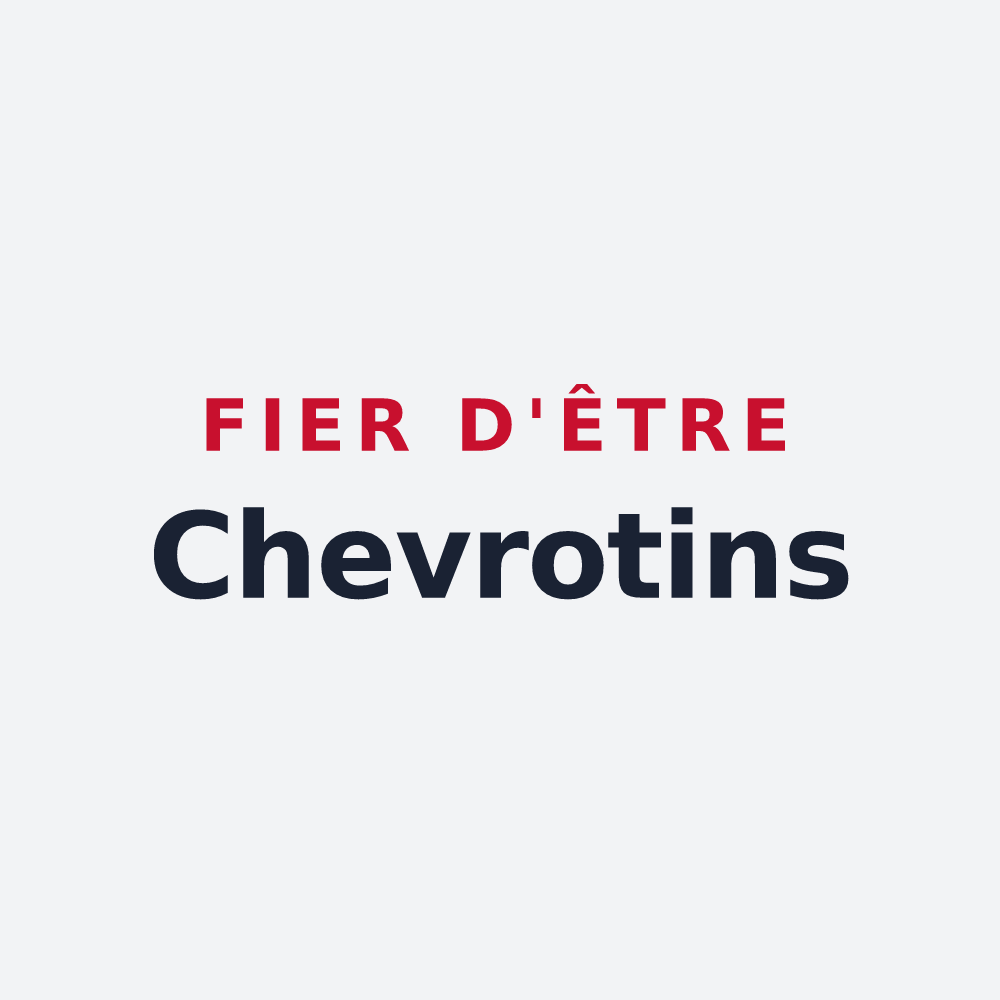 Poster « Fier d'être Chevrotins » — design pour Chevrières