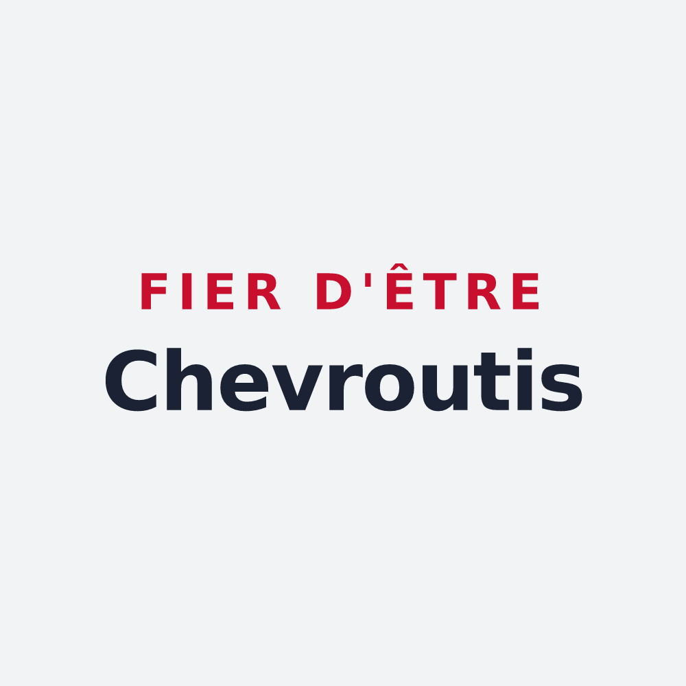 Poster « Fier d'être Chevroutis » — design pour Chevroux