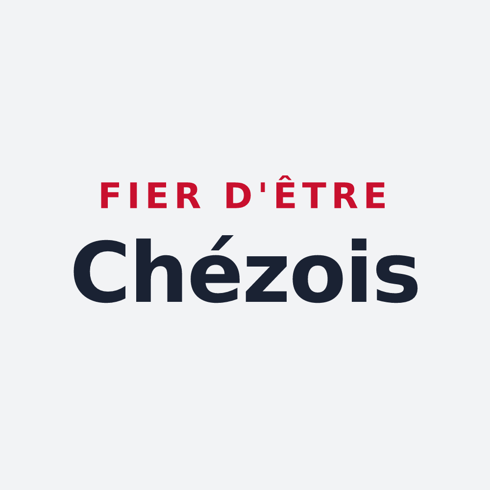 Poster « Fier d'être Chézois » — design pour Chèze