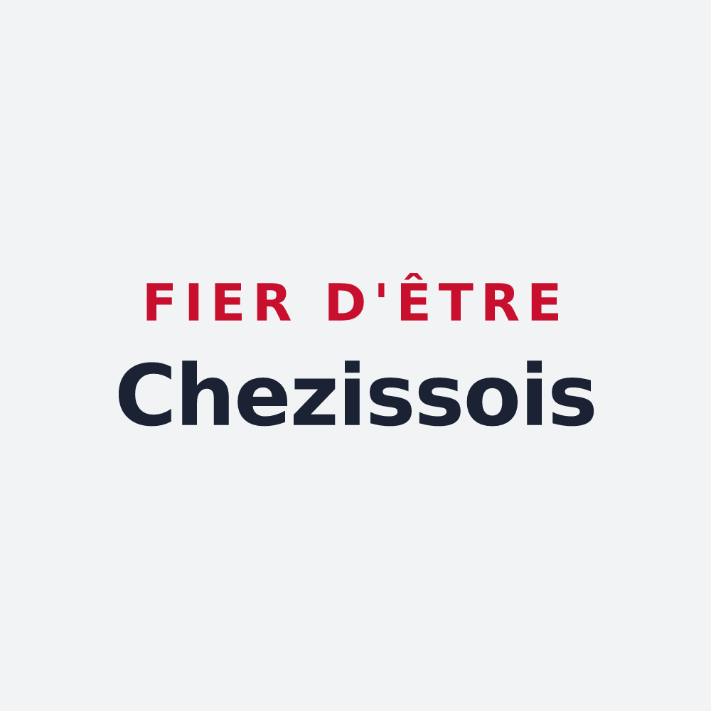 Poster « Fier d'être Chezissois » — design pour Chézy