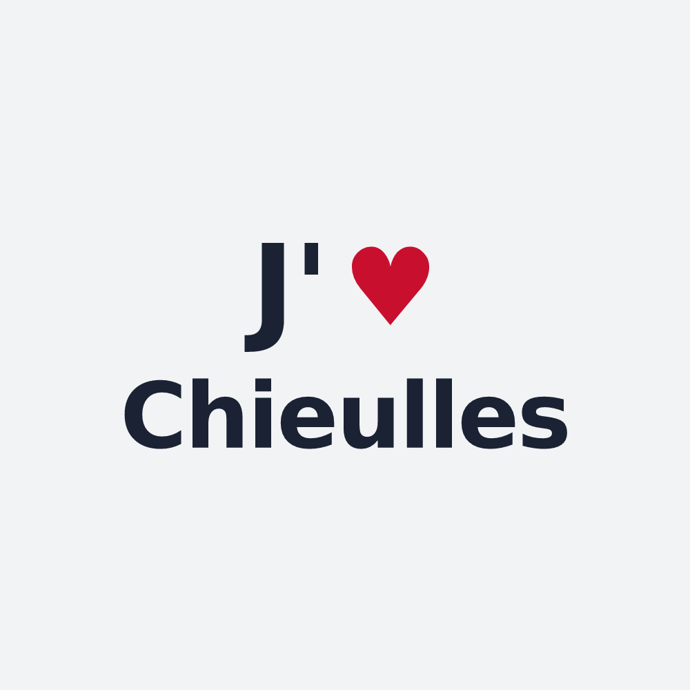 Poster personnalisé Chieulles — design J'aime Chieulles