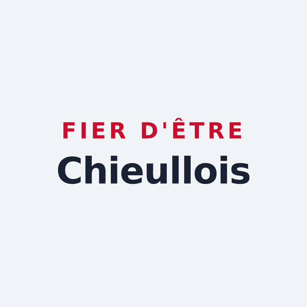 Poster « Fier d'être Chieullois » — design pour Chieulles