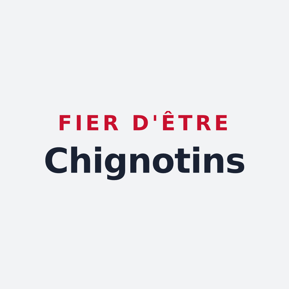 Poster « Fier d'être Chignotins » — design pour Chigny-les-Roses