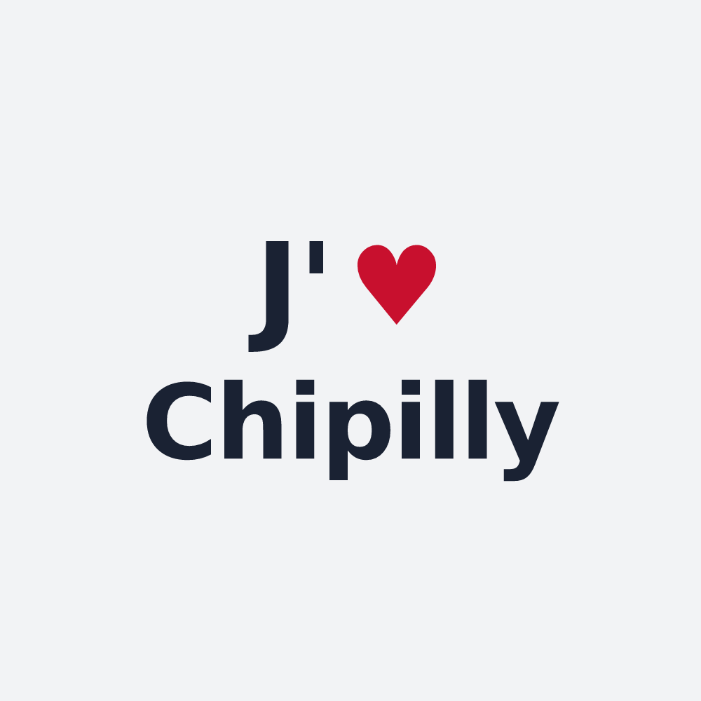 Poster personnalisé Chipilly — design J'aime Chipilly