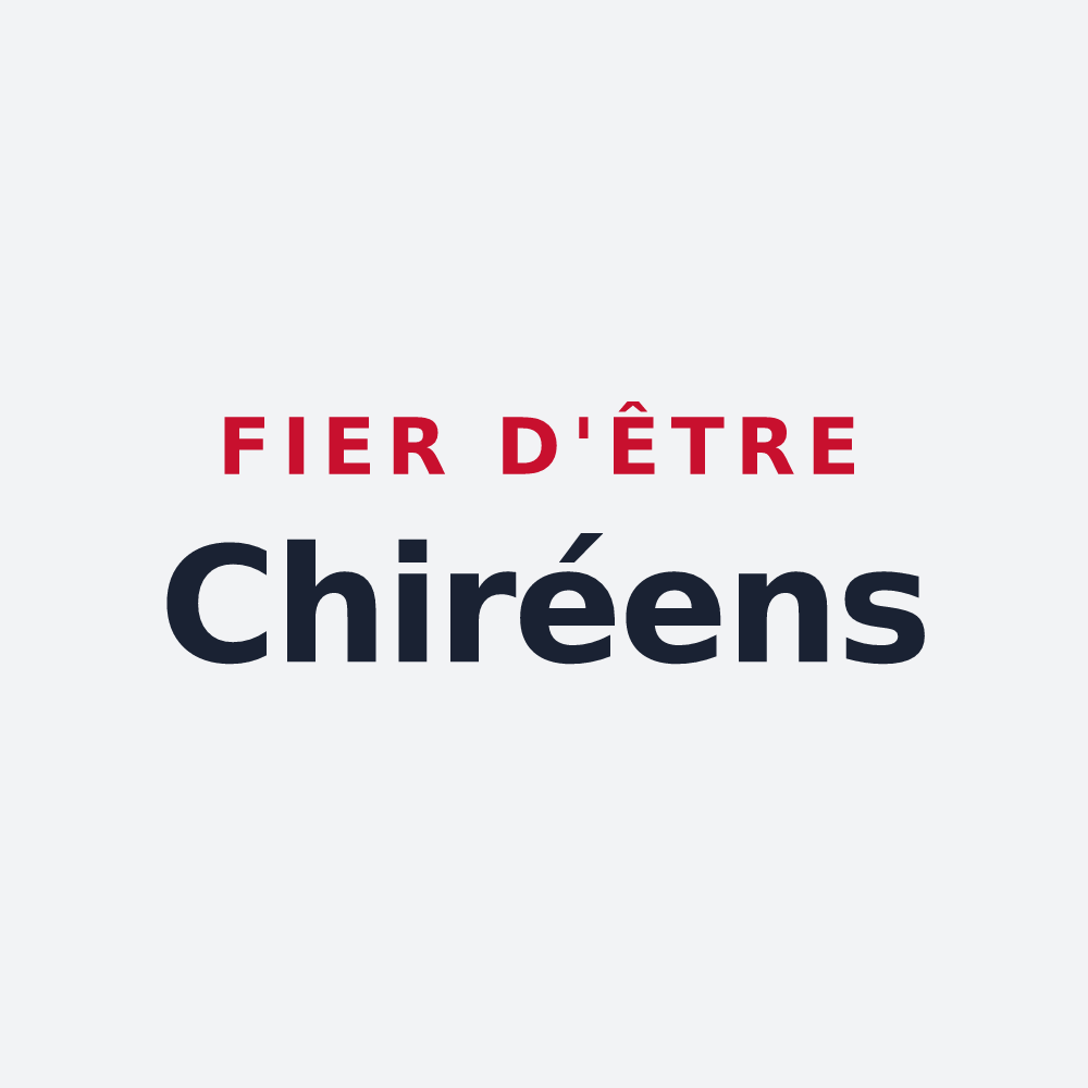 Poster « Fier d'être Chiréens » — design pour Chiré-en-Montreuil