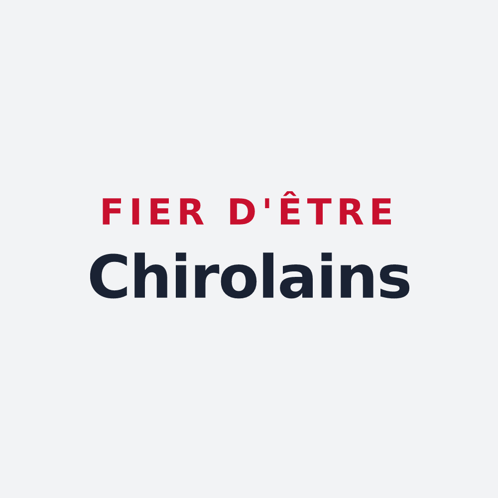 Poster « Fier d'être Chirolains » — design pour Chirols