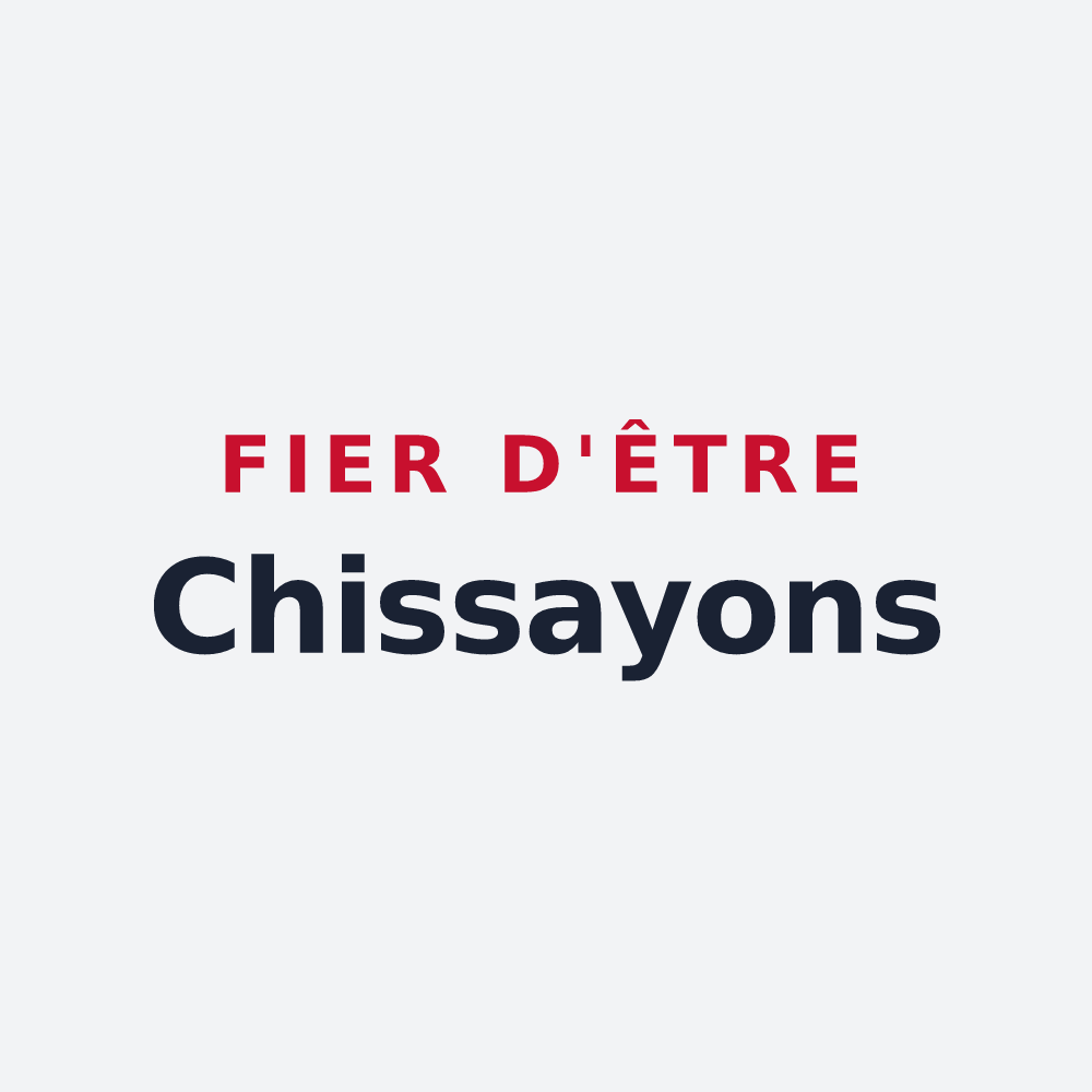 Poster « Fier d'être Chissayons » — design pour Chissey-lès-Mâcon