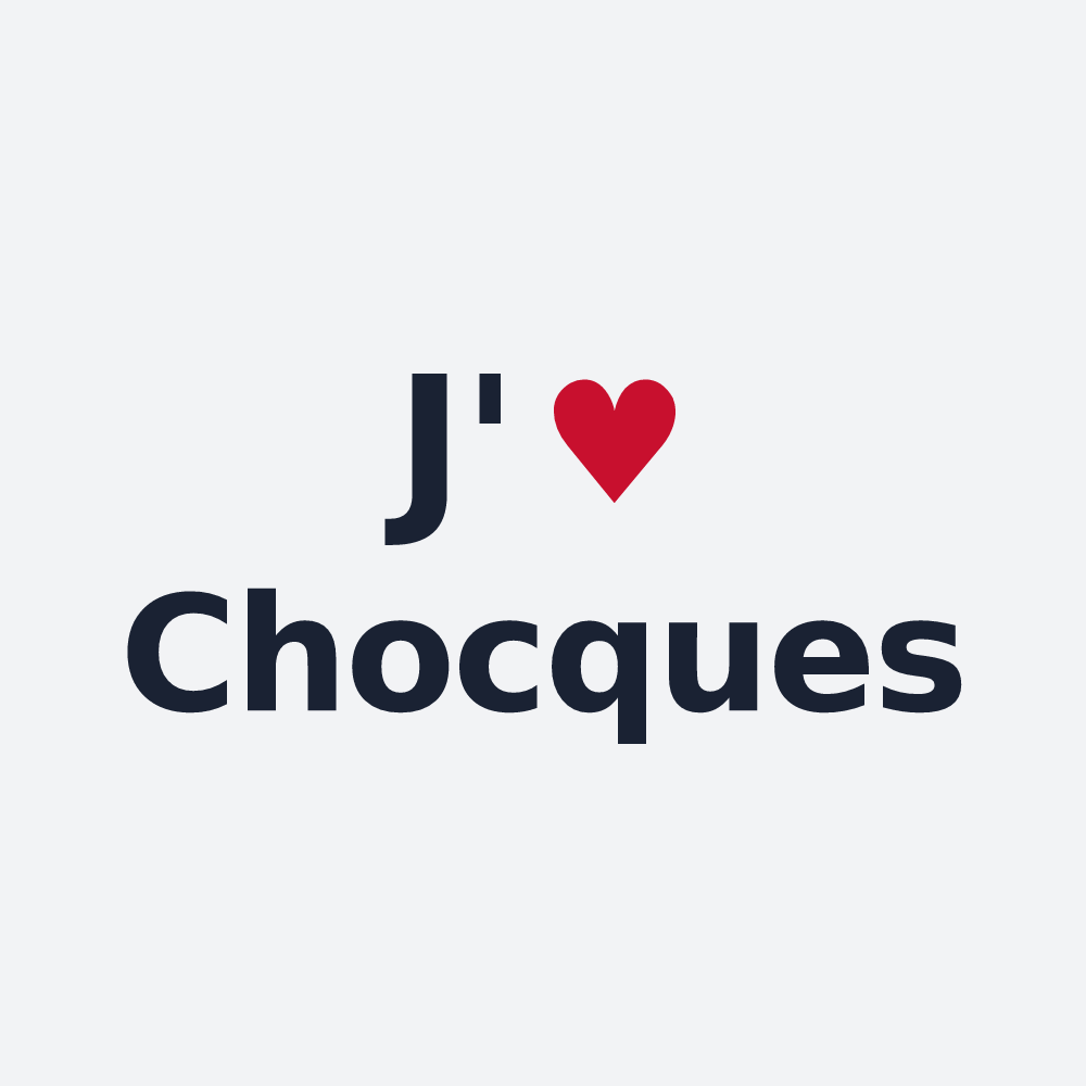 Poster personnalisé Chocques — design J'aime Chocques
