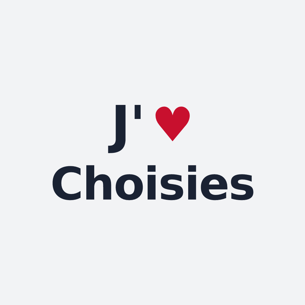 Poster personnalisé Choisies — design J'aime Choisies