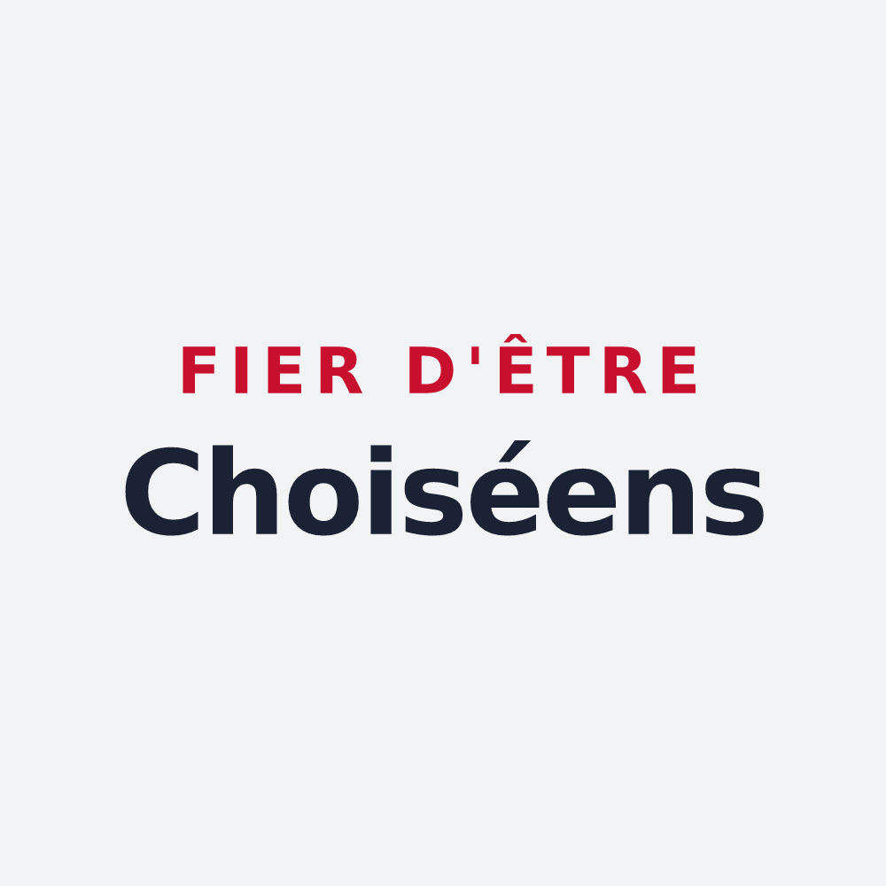 Poster « Fier d'être Choiséens » — design pour Choisy-en-Brie