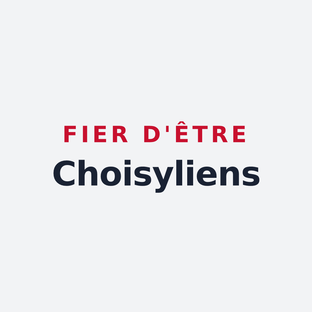 Poster « Fier d'être Choisyliens » — design pour Choisy