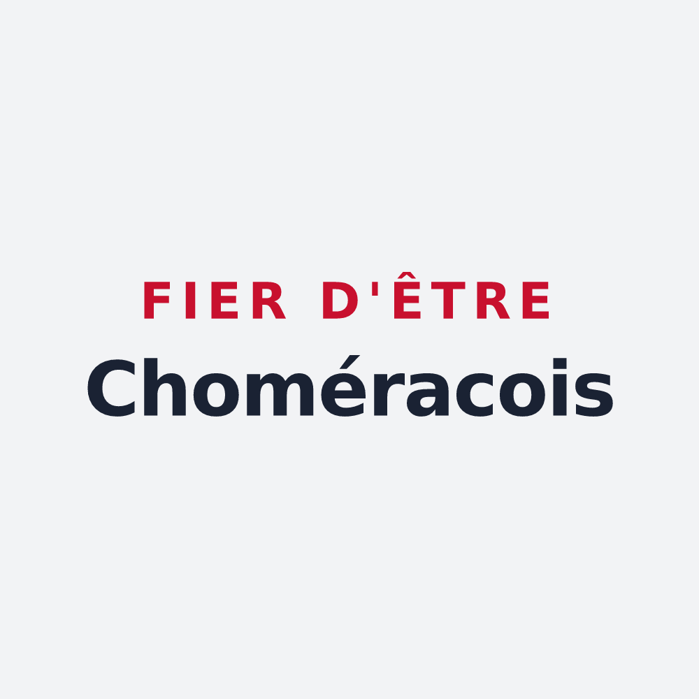 Poster « Fier d'être Choméracois » — design pour Chomérac