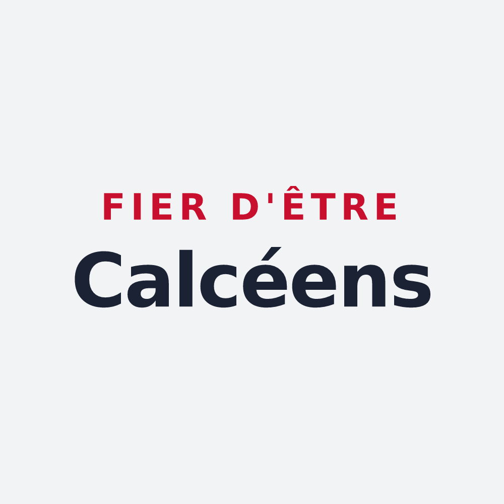 Poster « Fier d'être Calcéens » — design pour Chooz