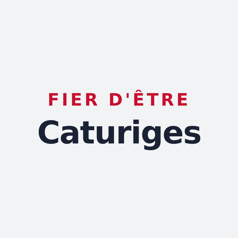Poster « Fier d'être Caturiges » — design pour Chorges