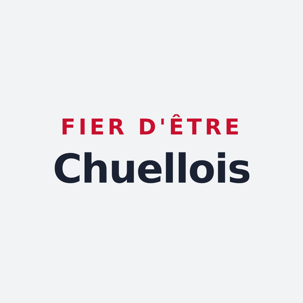 Poster « Fier d'être Chuellois » — design pour Chuelles