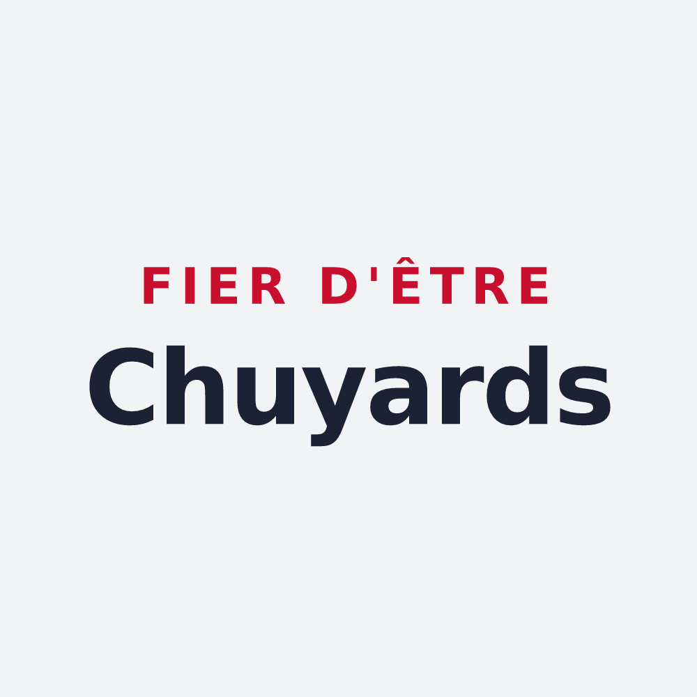 Poster « Fier d'être Chuyards » — design pour Chuyer