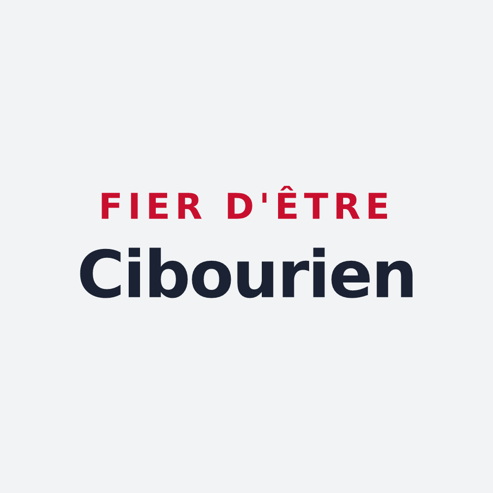 Poster « Fier d'être Cibourien » — design pour Ciboure