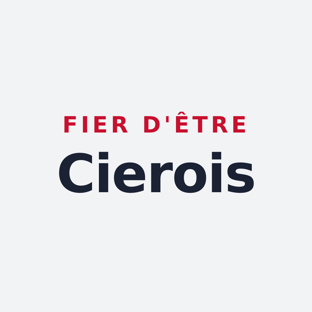 Poster « Fier d'être Cierois » — design pour Cier-de-Luchon