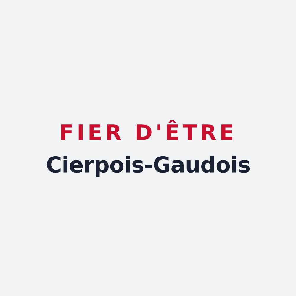 Poster « Fier d'être Cierpois-Gaudois » — design pour Cierp-Gaud
