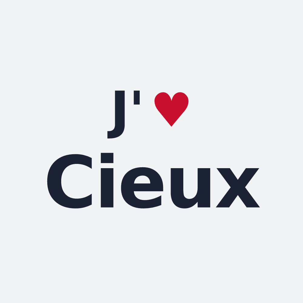 Poster personnalisé Cieux — design J'aime Cieux