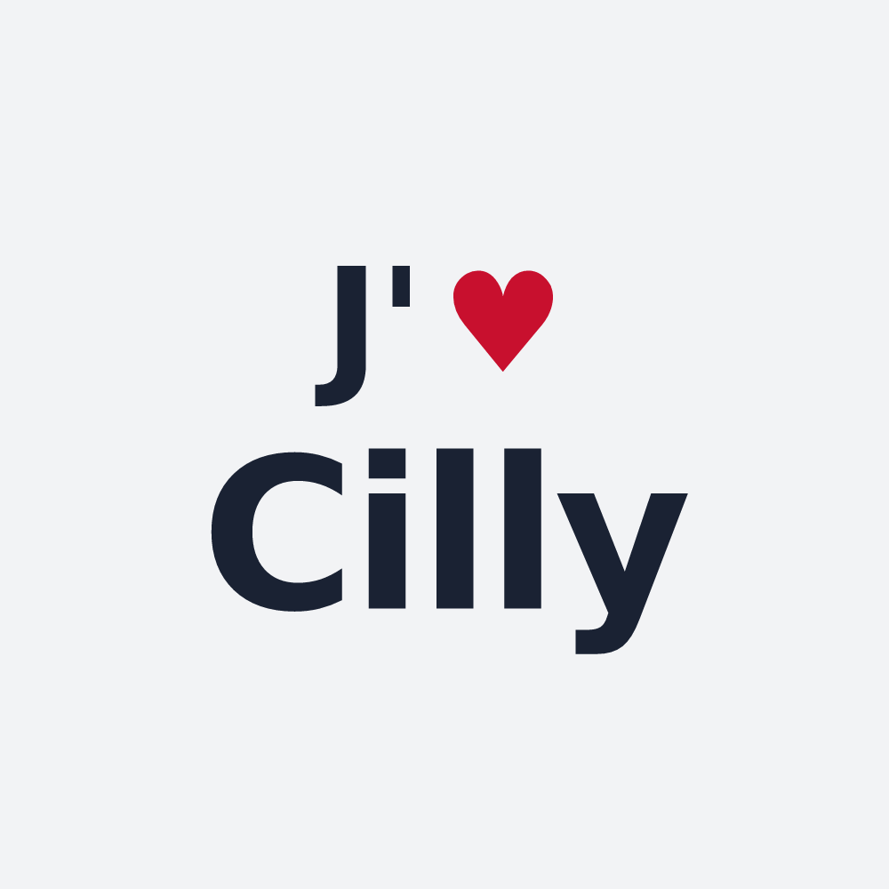 Poster personnalisé Cilly — design J'aime Cilly