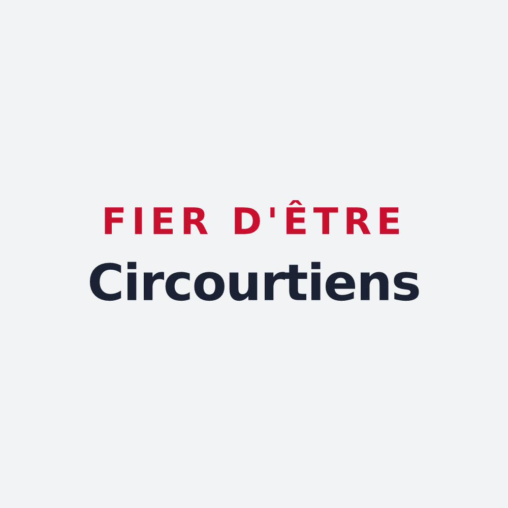 Poster « Fier d'être Circourtiens » — design pour Circourt
