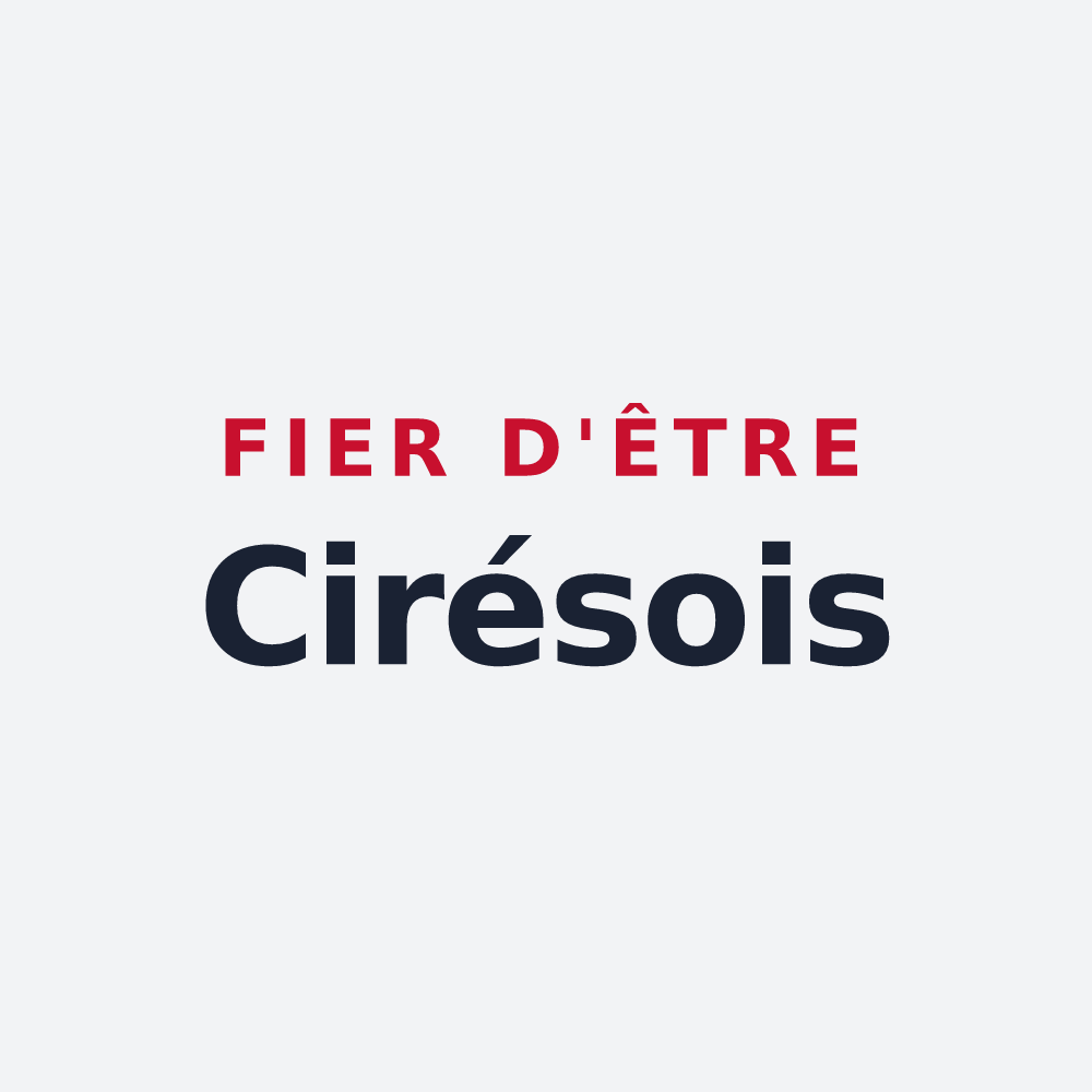 Poster « Fier d'être Cirésois » — design pour Cirès