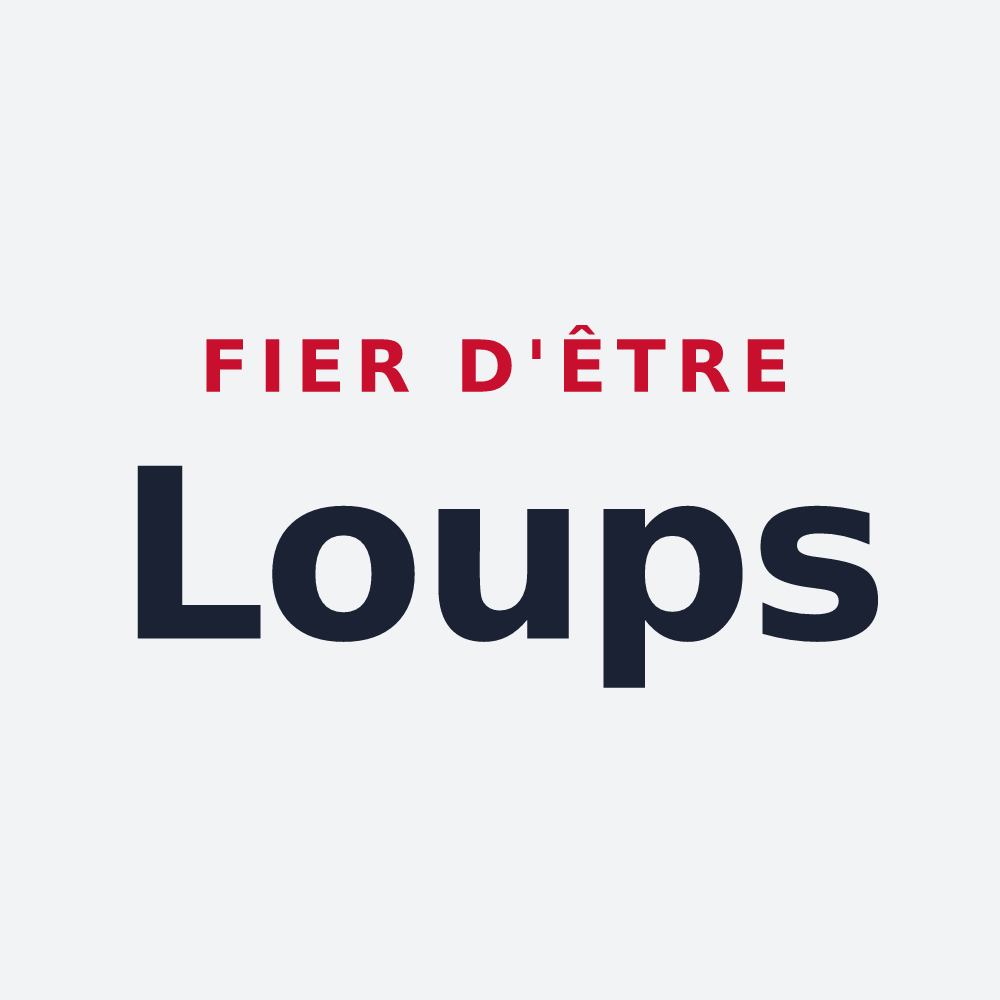 Poster « Fier d'être Loups » — design pour Cirey-sur-Vezouze