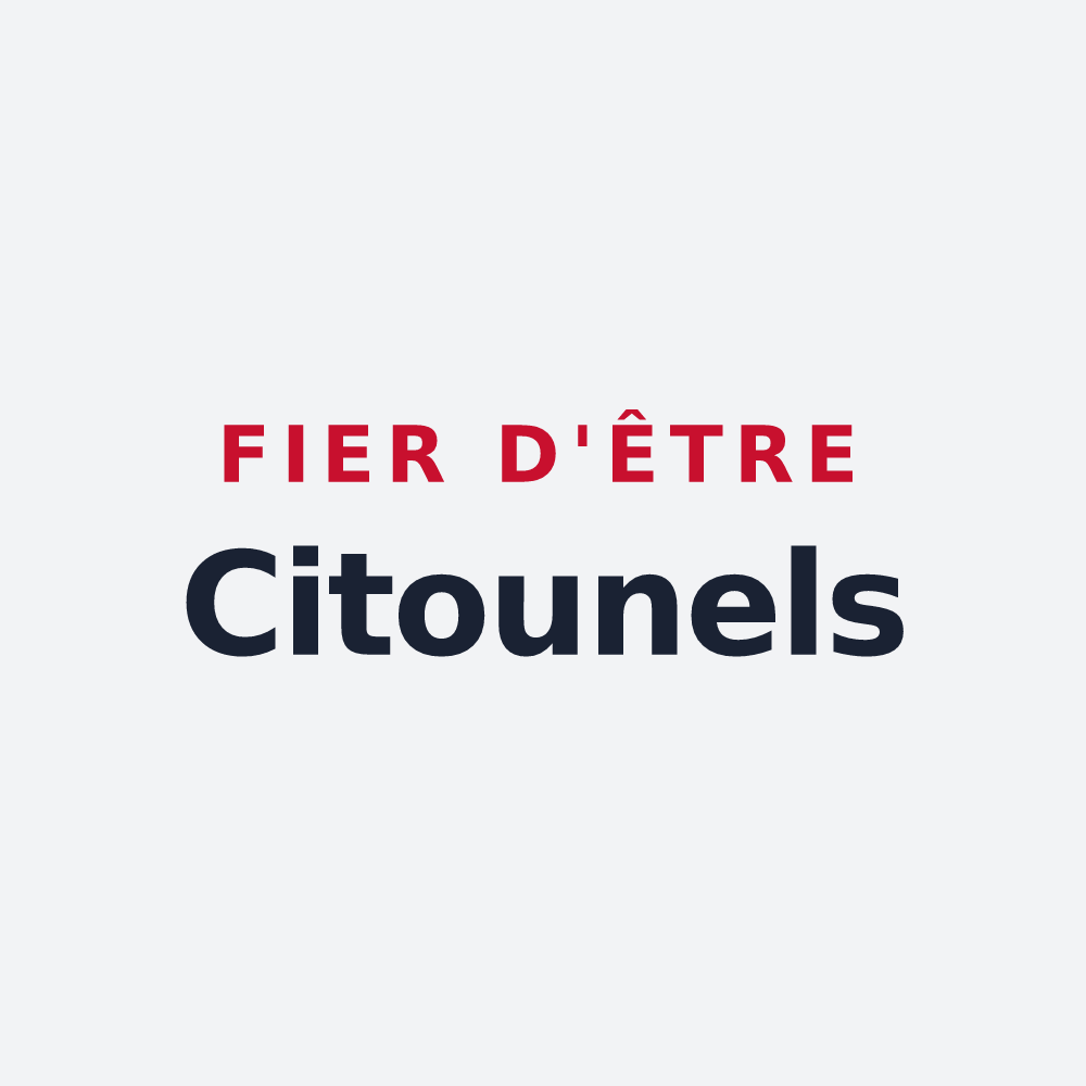 Poster « Fier d'être Citounels » — design pour Citou