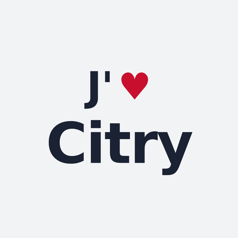 Poster personnalisé Citry — design J'aime Citry
