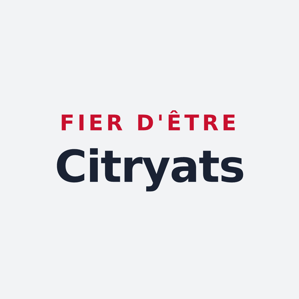 Poster « Fier d'être Citryats » — design pour Citry