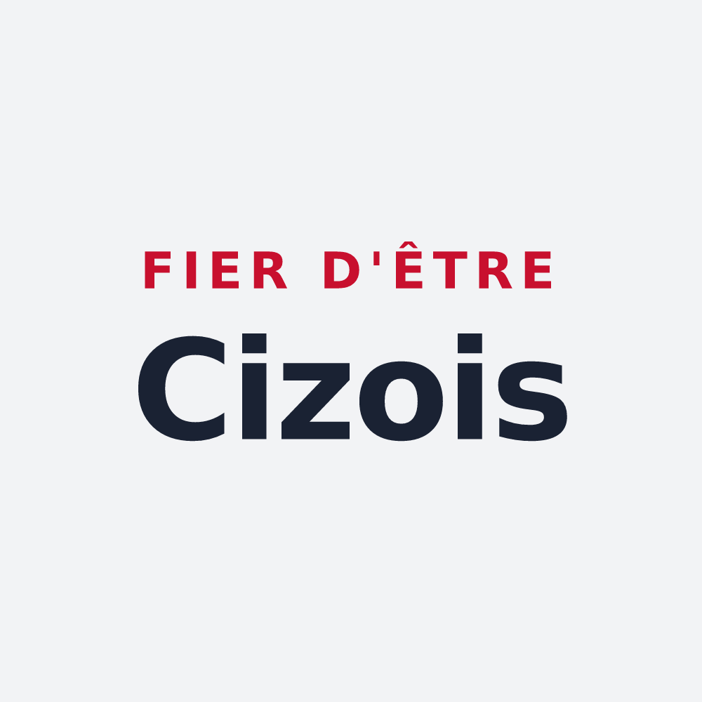 Poster « Fier d'être Cizois » — design pour Cize