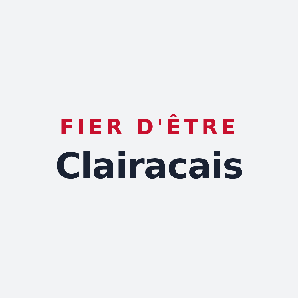 Poster « Fier d'être Clairacais » — design pour Clairac