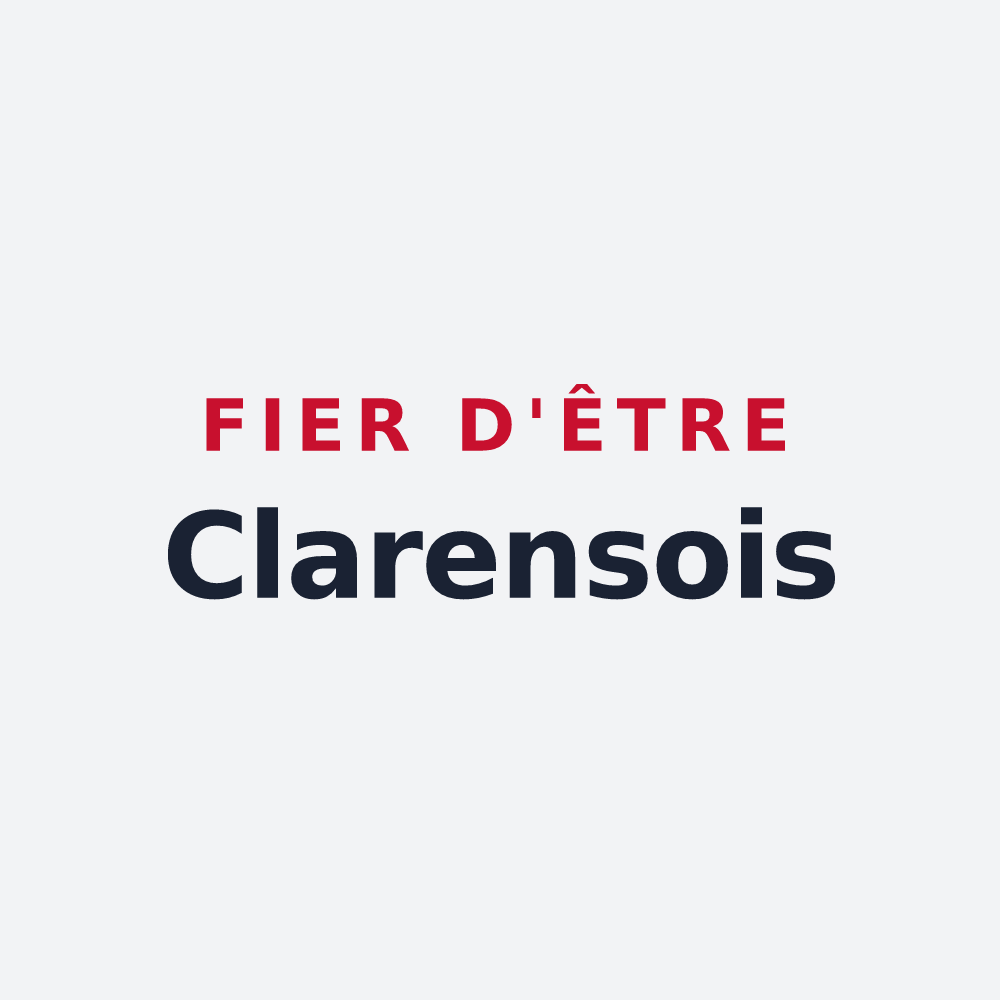 Poster « Fier d'être Clarensois » — design pour Clarens