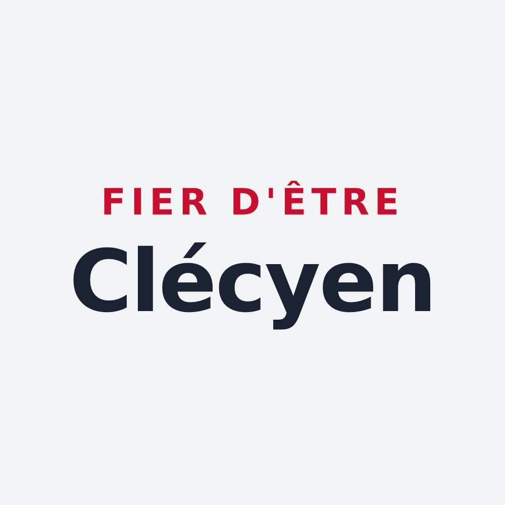 Poster « Fier d'être Clécyen » — design pour Clécy