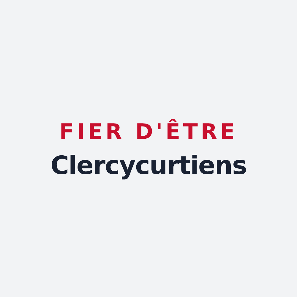 Poster « Fier d'être Clercycurtiens » — design pour Clérey-la-Côte