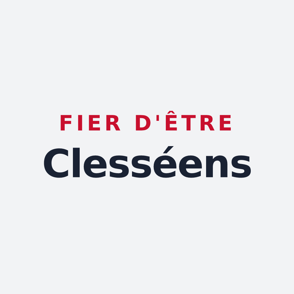 Poster « Fier d'être Clesséens » — design pour Clessé