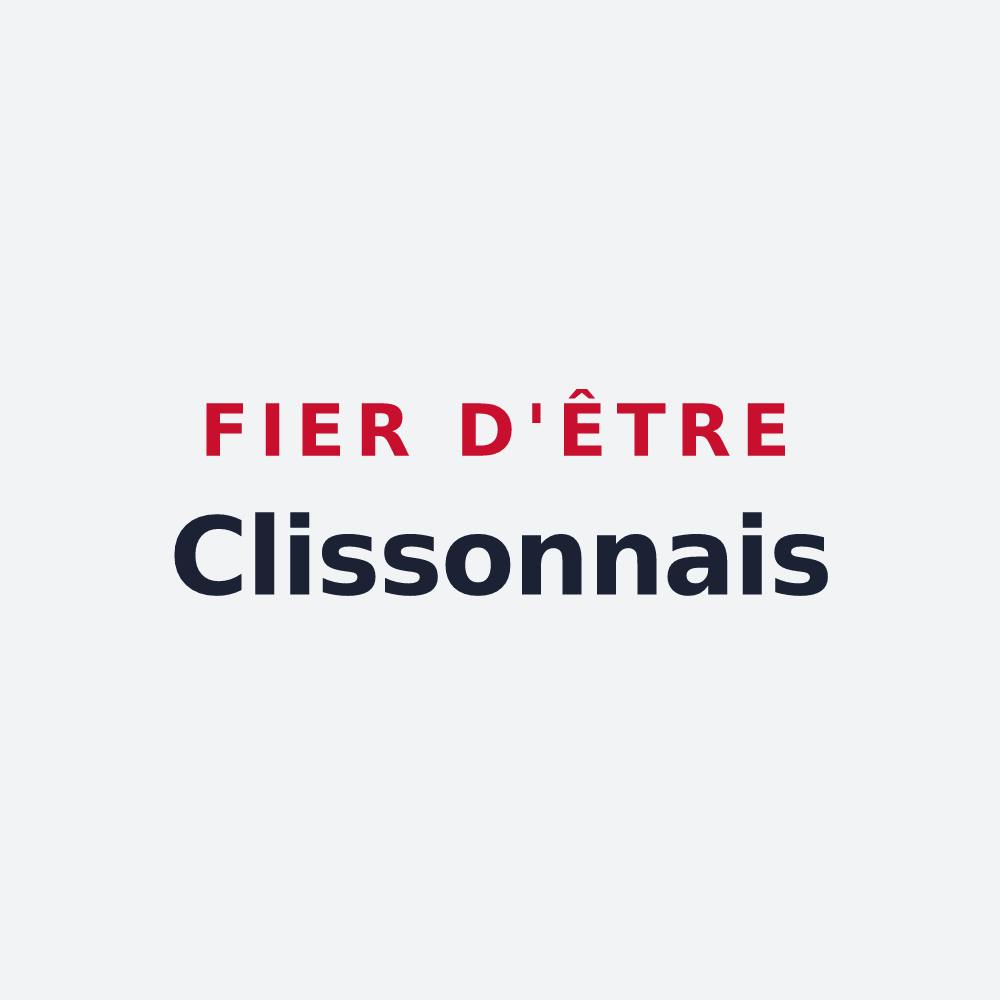 Poster « Fier d'être Clissonnais » — design pour Clisson