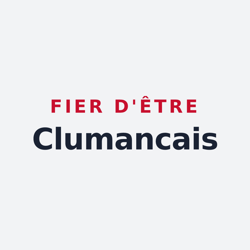 Poster « Fier d'être Clumancais » — design pour Clumanc
