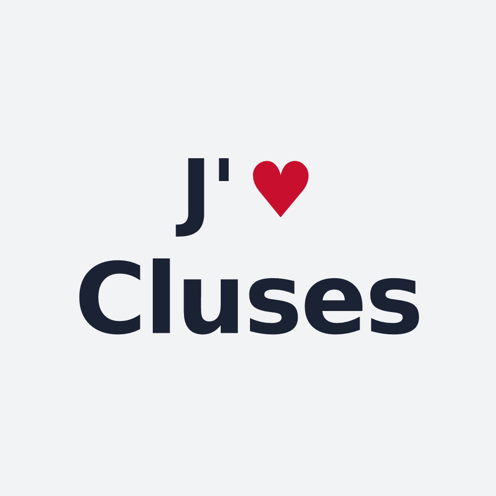 Poster personnalisé Cluses — design J'aime Cluses