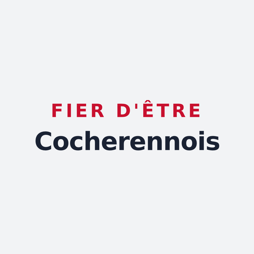 Poster « Fier d'être Cocherennois » — design pour Cocheren