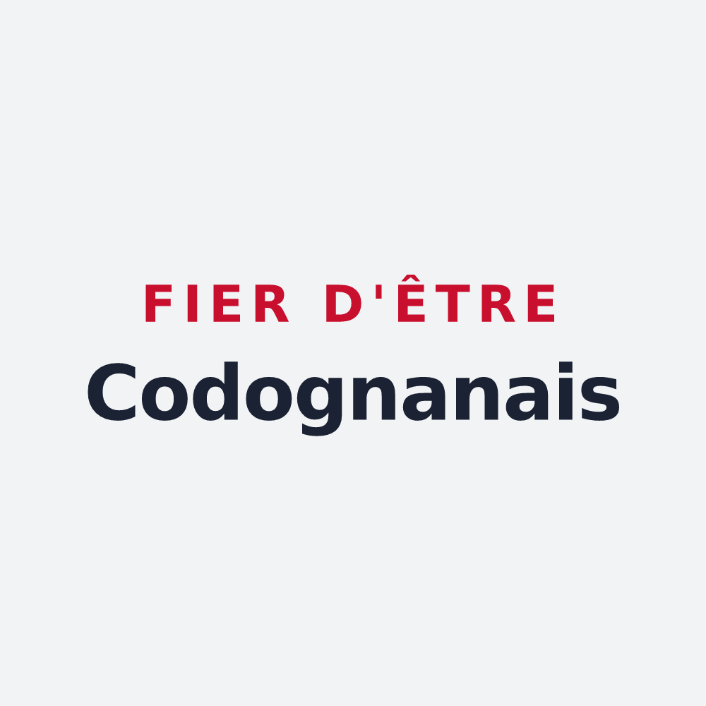 Poster « Fier d'être Codognanais » — design pour Codognan