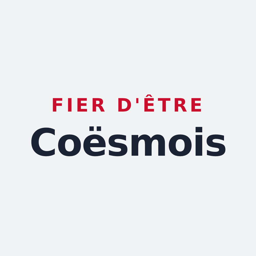 Poster « Fier d'être Coësmois » — design pour Coësmes